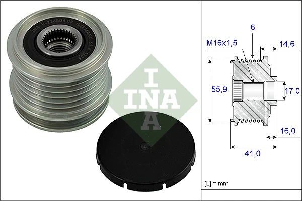 Alternator Freewheel Clutch